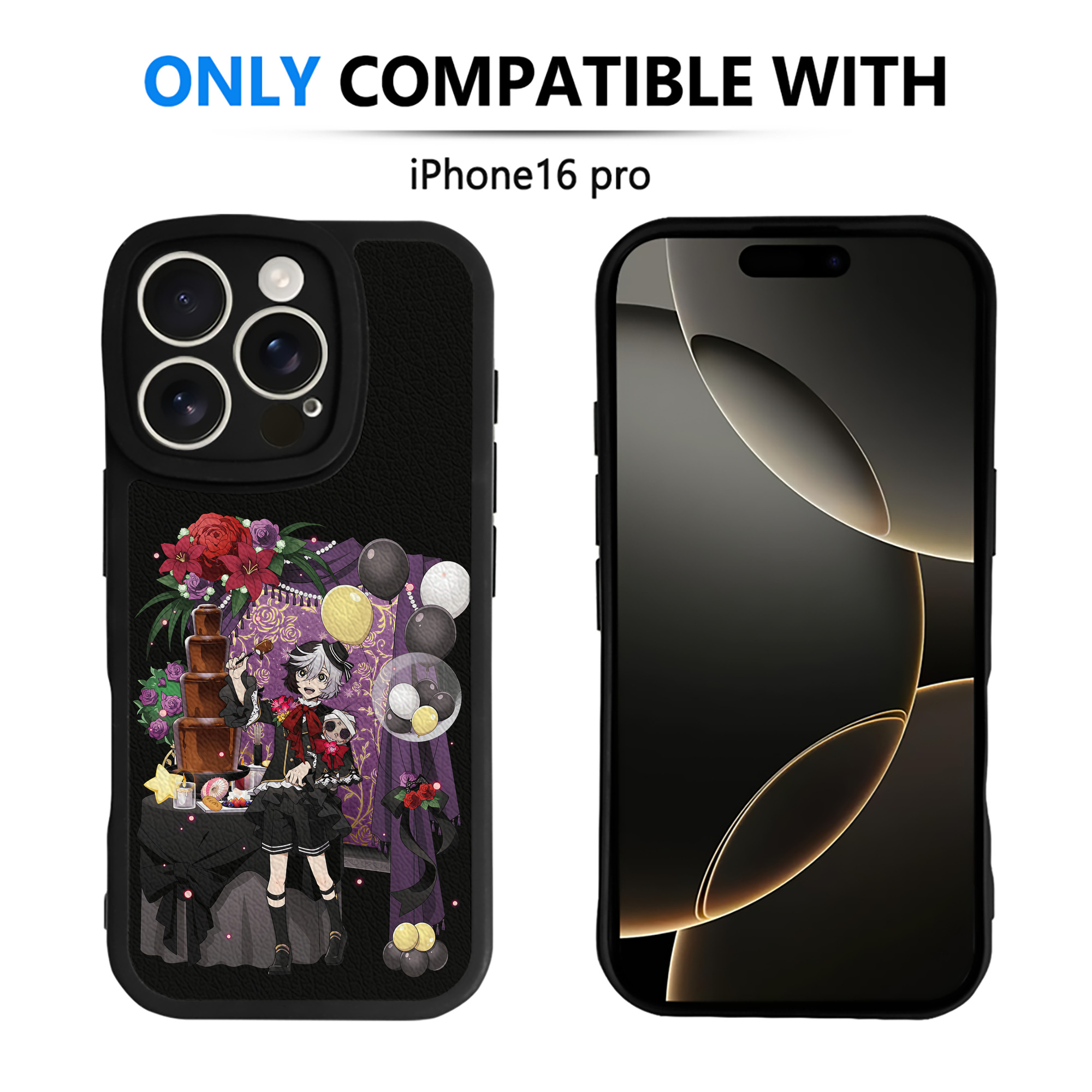 （画像用） 文豪ストレイドッグス Bungo Stray Dogs 【iPhone 16シリーズ対応】シリコンスマホケース（レザー調） 材質：シリコン